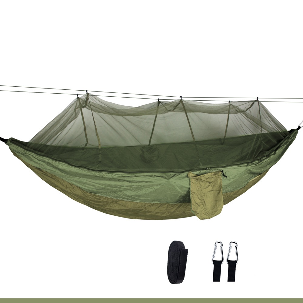 Mosquito-Proof Double Hammock with Densified Mesh