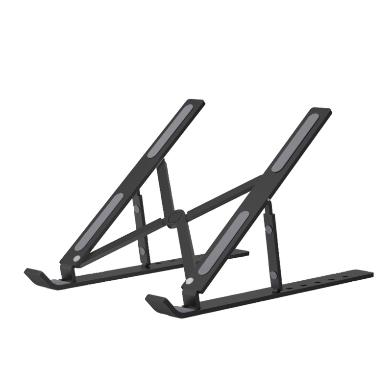 Affordable Adjustable Portable Lifting Laptop Stand shown in black