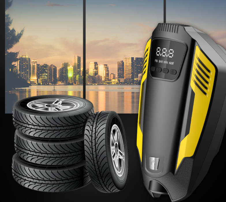 Automotive Supplies, Intelligent digital display Car Air Pump With Light