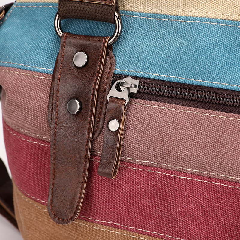 Striped Contrast Color High-Quality Letter Handbag shopper-ever.myshopify.com