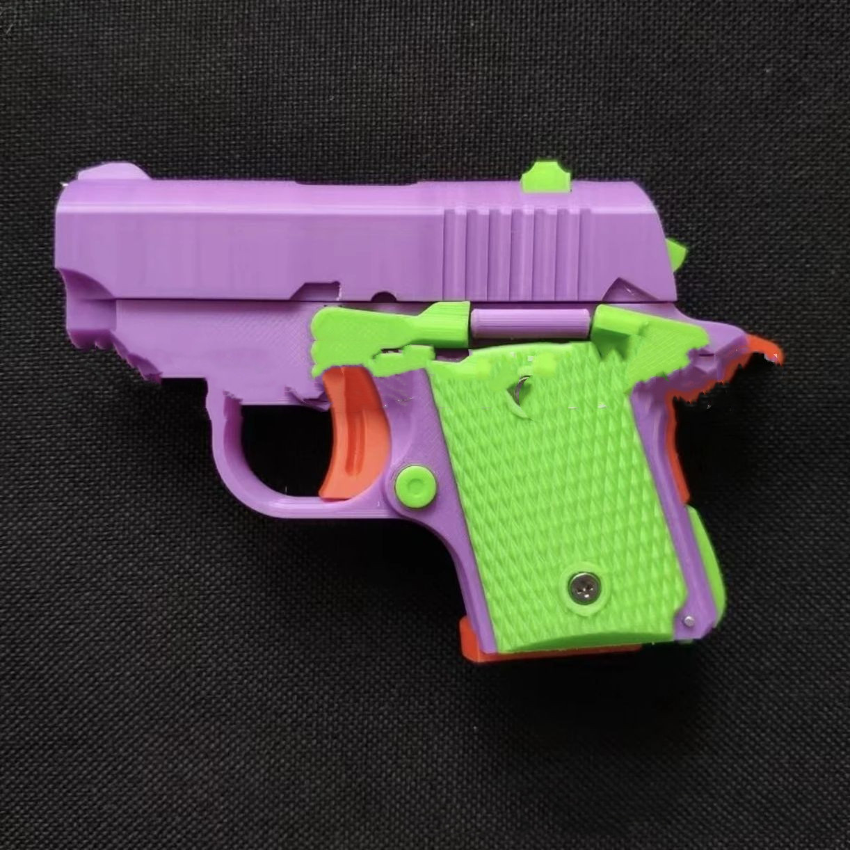 Radish Gun 3D Printing Mini Pistol Toy - CJdropshipping