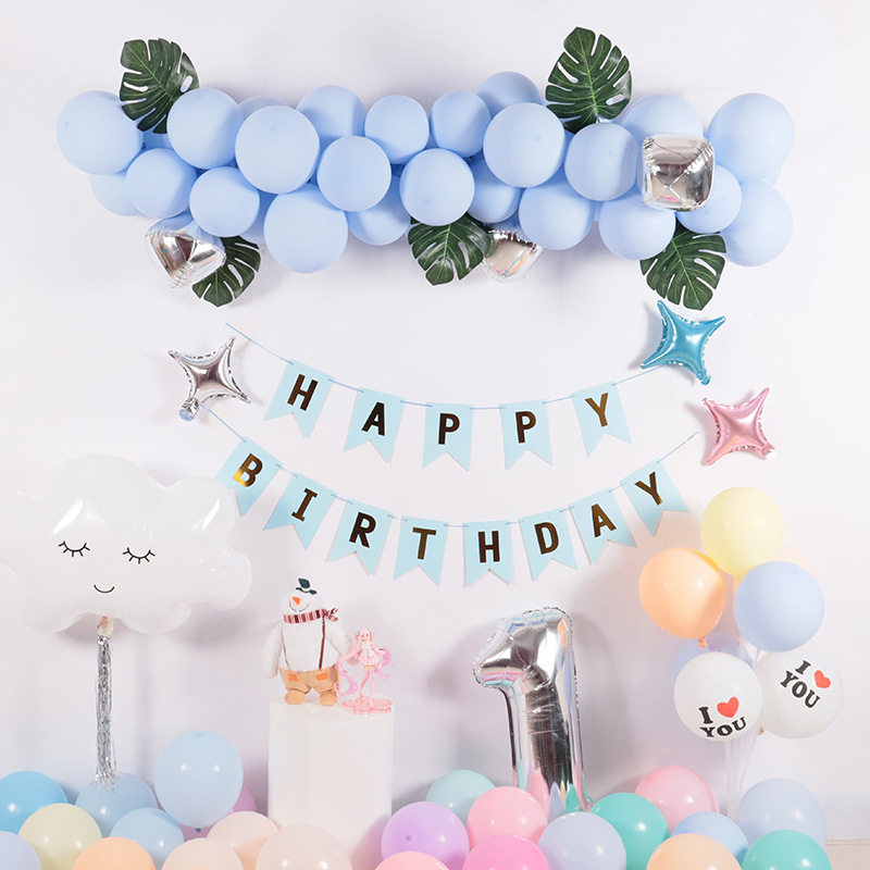New Birthday Party Background Decoration Balloons