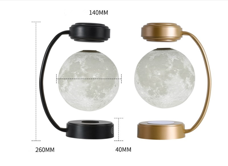 3D LED Moon Night Light Wireless Magnetic Lamp 9