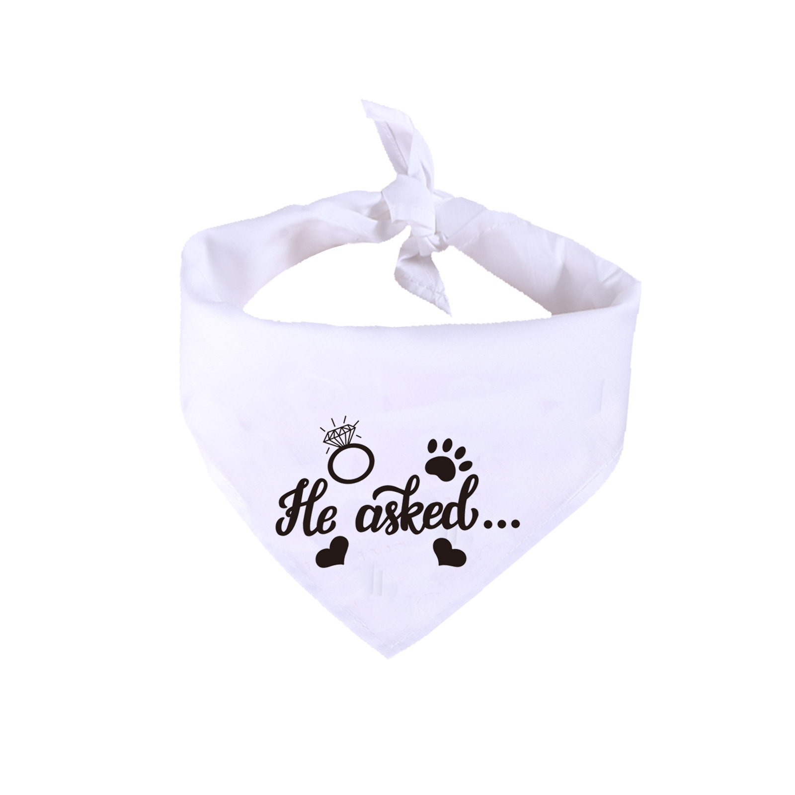 477bcdfe 341e 41b5 86fe f24d7e895e36 - White Valentine's Day Saliva Towel Dog Wedding Jewelry
