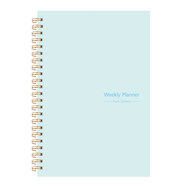 Weekly undated Agenda Planner Notebook Diary A5 Weekly to-do list Habit tracker