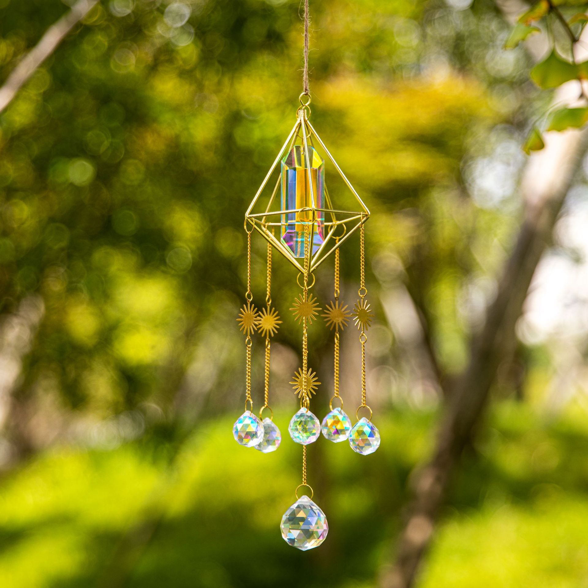 Crystal Sun Catcher Crystal Pendant Lighting Pendant Garden Decoration ...