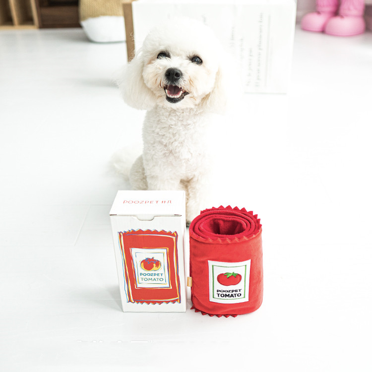 Canned Tomato Dog Educational Toy Sniffing Leaky Food Toy CJdropshipping