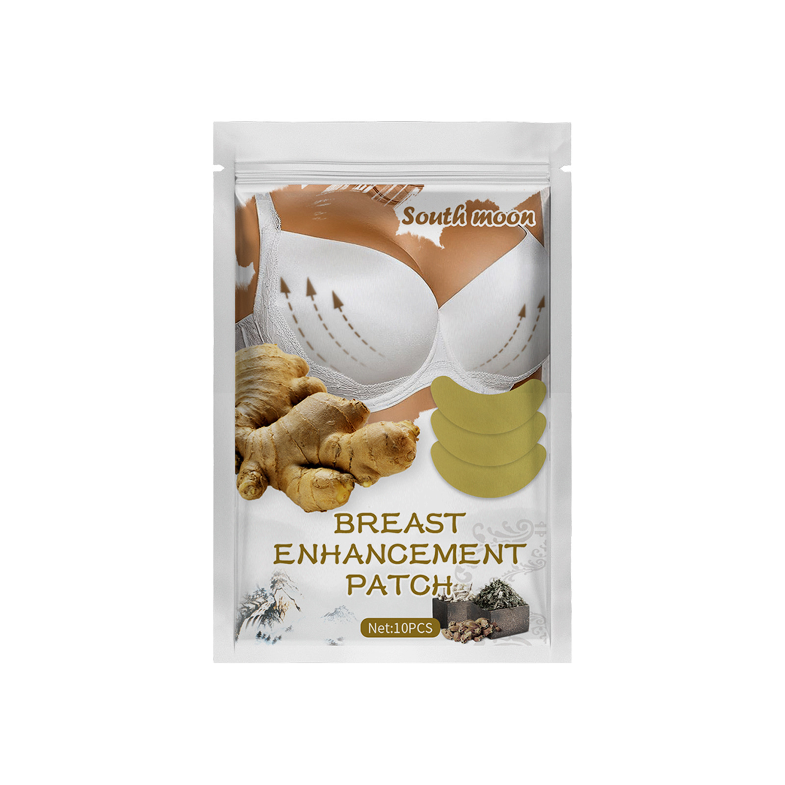LBXX NEW Ginger Breast Enhancement Sticker Breast Enhancement mask Breast  Enhancement Straight Lift Expander Patch (2pcs)