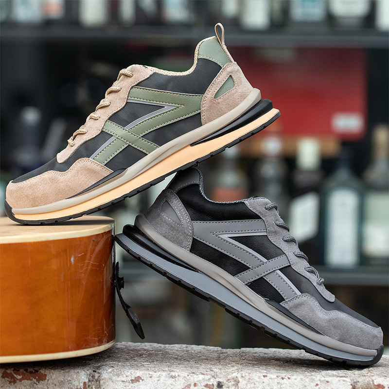 New Breathable Comfortable Safety Shoes Mesh Flying Woven Antismashing