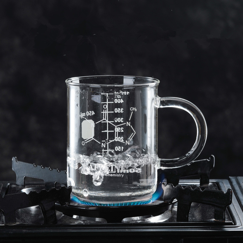 Chemist borosilicate glass mug