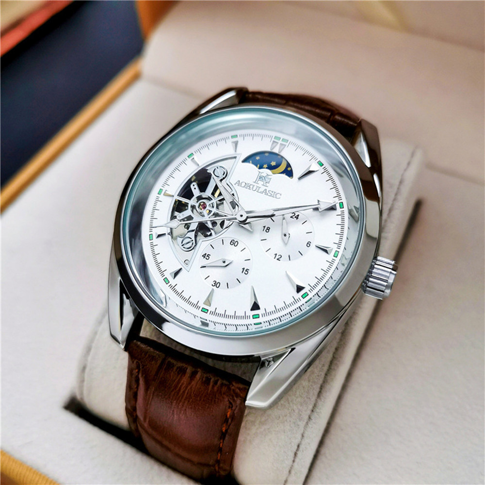 Men's Automatic Mechanical Hollowed-out Watch