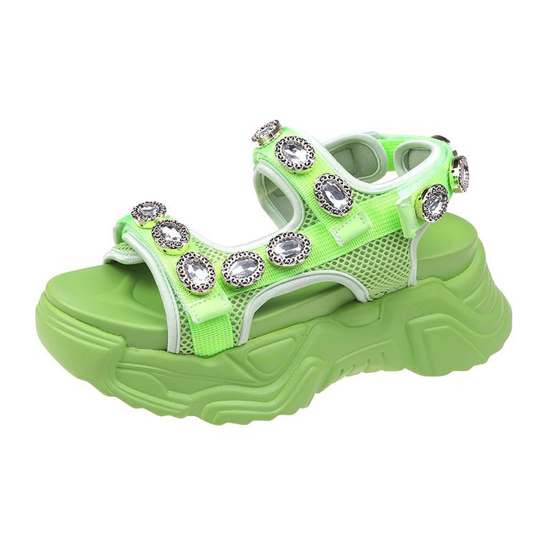 Buy UJEAVETTE® Women Platform Sneaker Sandals Casual Summer Sandals For  Female Shorts Hiker 40 at Amazon.in