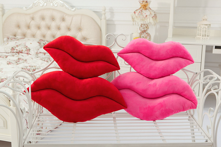 Cute Creative Plush Lips Pillow 50 - 60 cm
