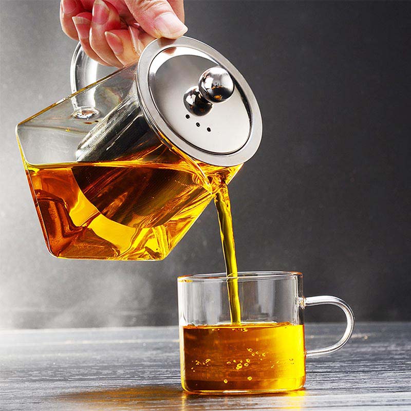 Dublin glass infuser teapot