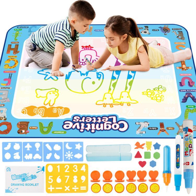 Children's Water Canvas Letters Cognitive Graffiti Mat Educational
