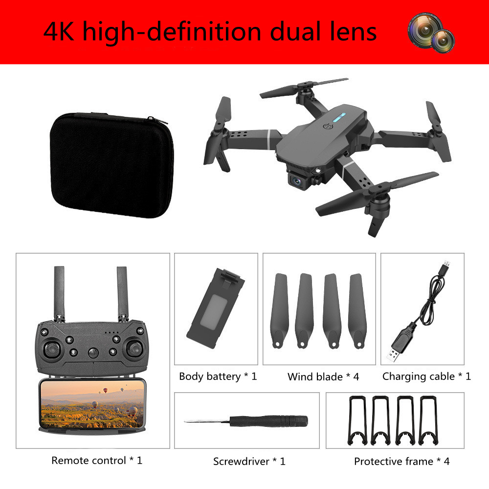 E88 Drone Aerial Photography Of High-definition Folding Four Axis Aircraft - Picture 11 of 20