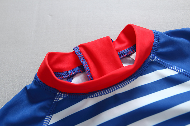 Children's Navy Striped Swimsuit