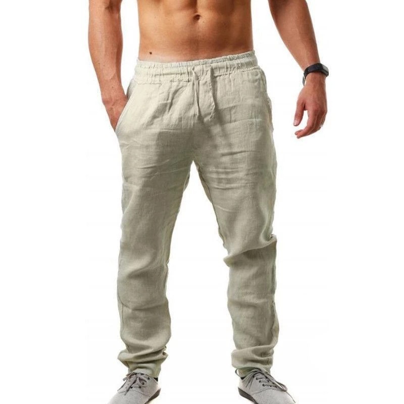 4f182d83 631e 4a50 a7fc 890f5d176c69 - Breathable Cotton And Linen Loose Casual Sports Trousers