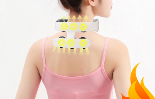 Portable Six-head Cervical Massager Neck Pain Relief Device