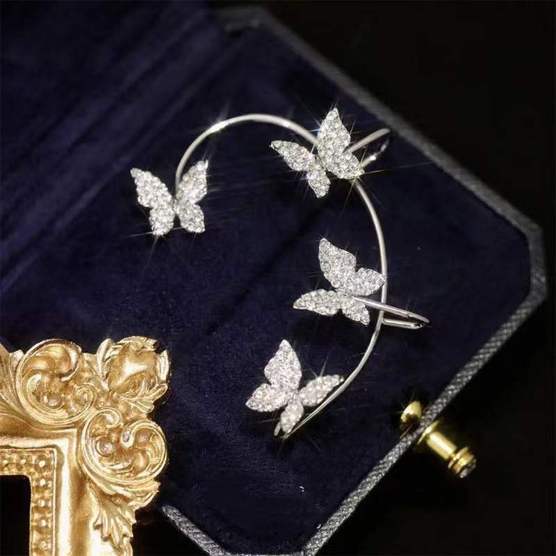 Fashion Earring Butterfly Ear Clip And Ear Hook 8