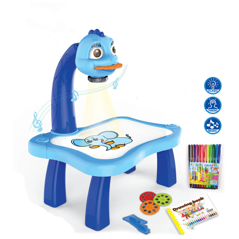 Children Smart Projector Painting Drawing Projector Table Desk Toy