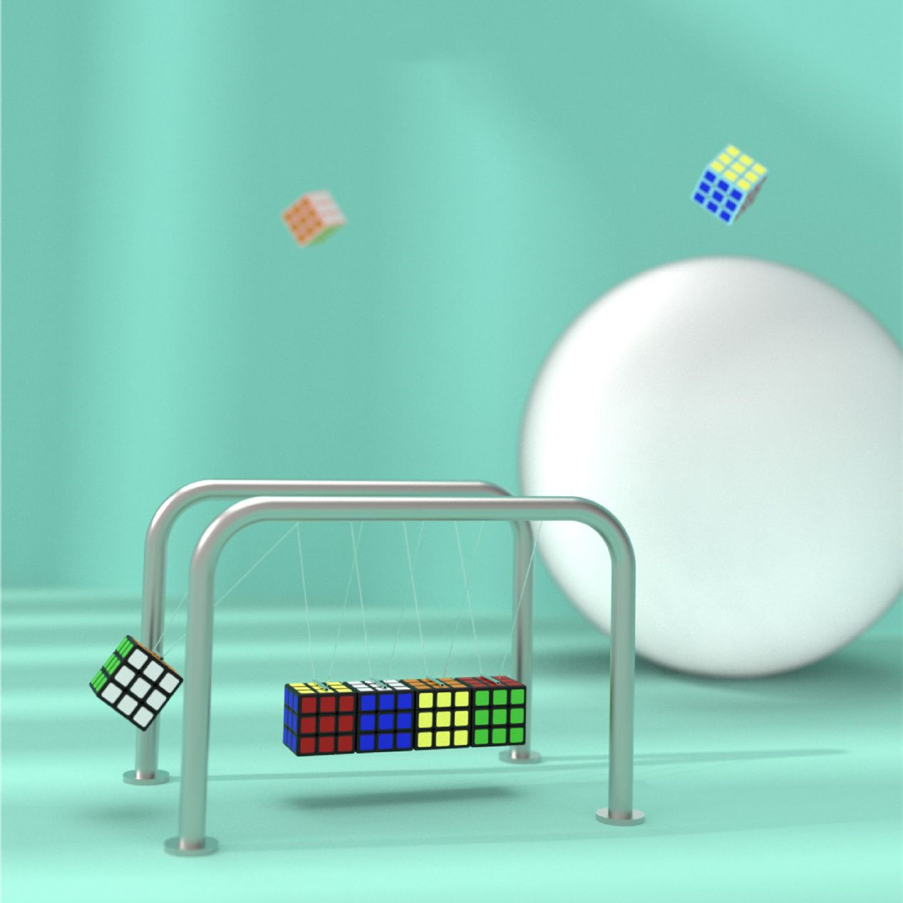 1 Cm Super Mini Thirdorder Rubik's Cube Educational Toy CJdropshipping