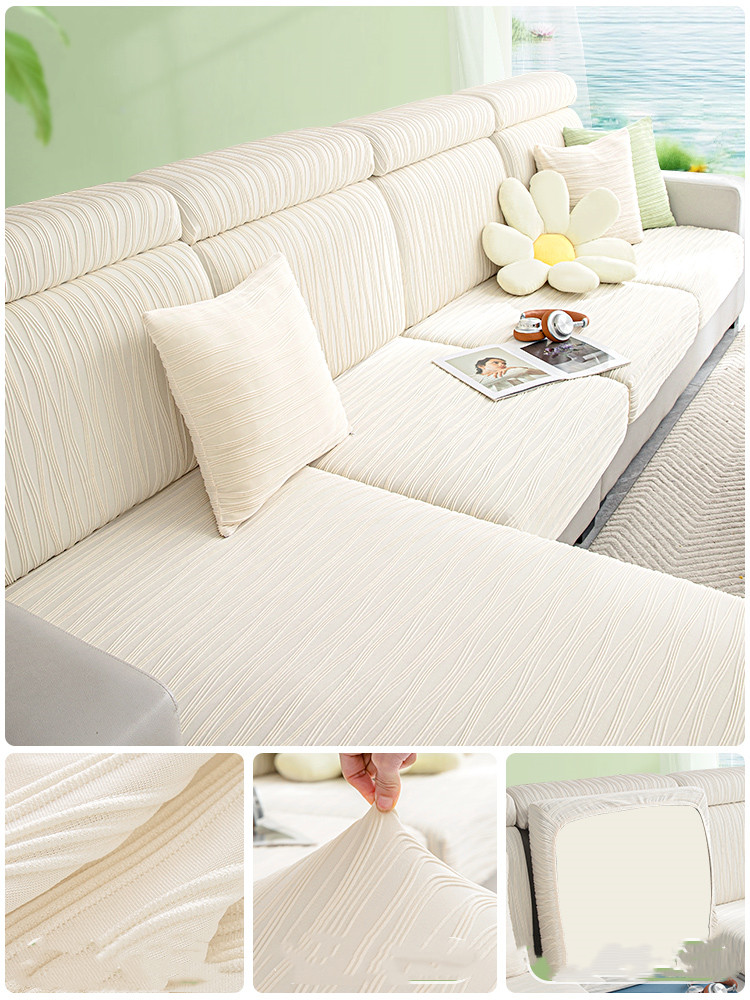 Crafted with high-quality cotton material sofa cover 