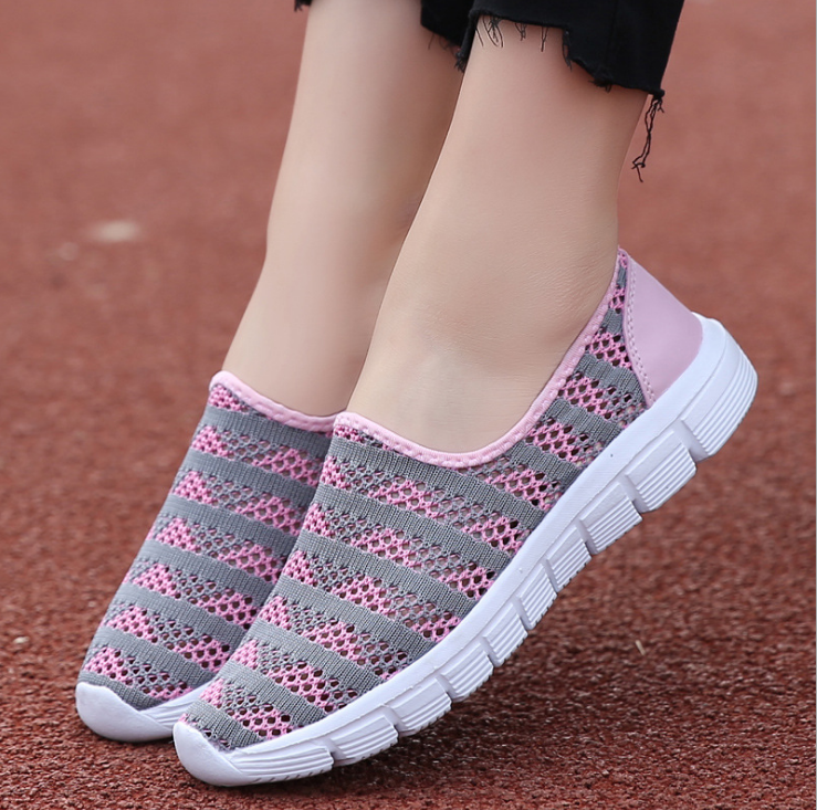 Summer women shoes women Breathable Mesh sneakers shoes ballet flats ladies slip on flats loafers shoes