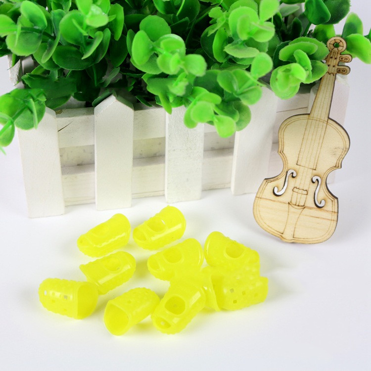 Guitar silicone finger protector