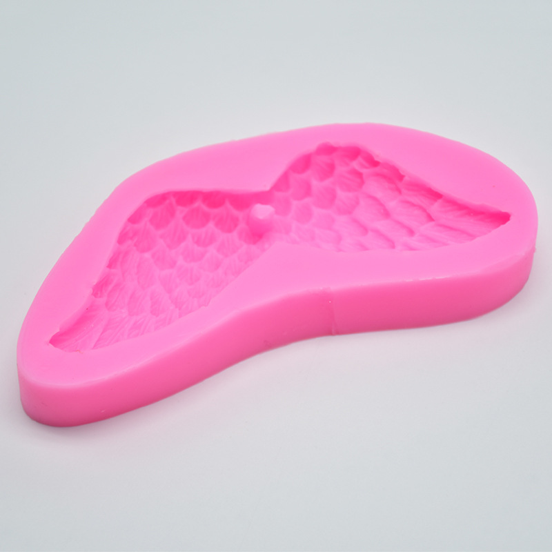 Moule silicone rose ailes d'ange