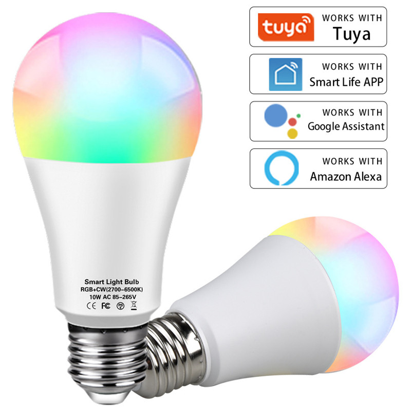 Tuya LED Color RGB Bulb WiFi Bulb Light CJdropshipping