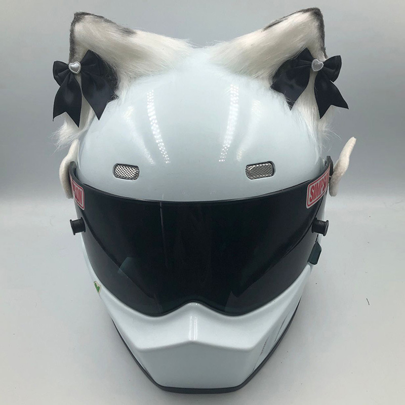 Three-Dimensional Cat Ear Ski Helmet Accessories