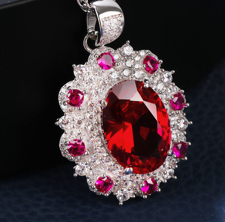 Red Corundum Necklace