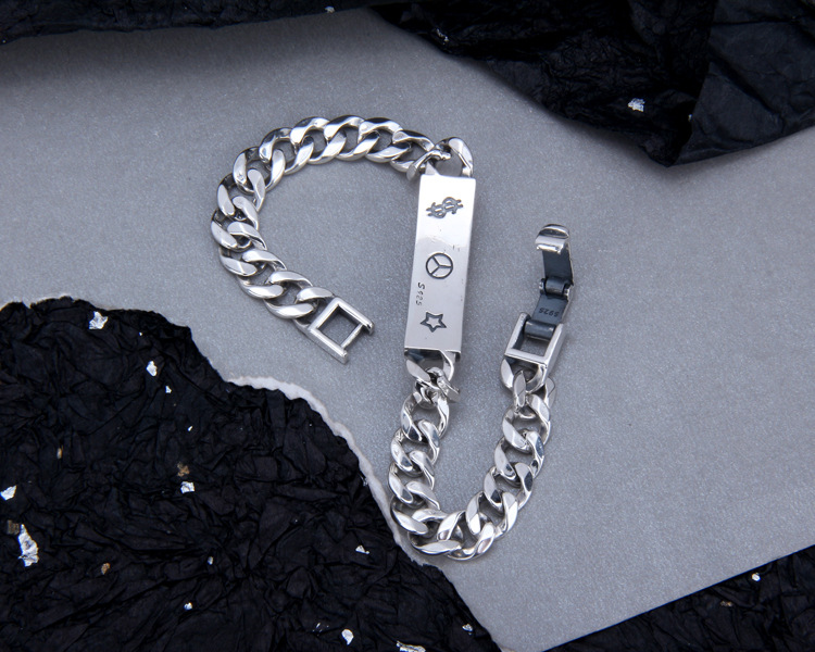 Commemorative Sterling Silver Bracelet