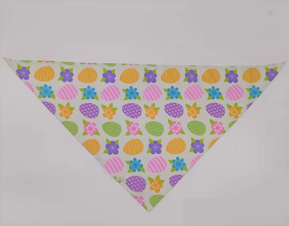 Get your furry friend in the Easter spirit with our adorable Easter bandanas for dogs! Made with soft and durable materials. Don't miss out on the opportunity to add a festive touch to your pup's wardrobe and order your Easter bandana today!
