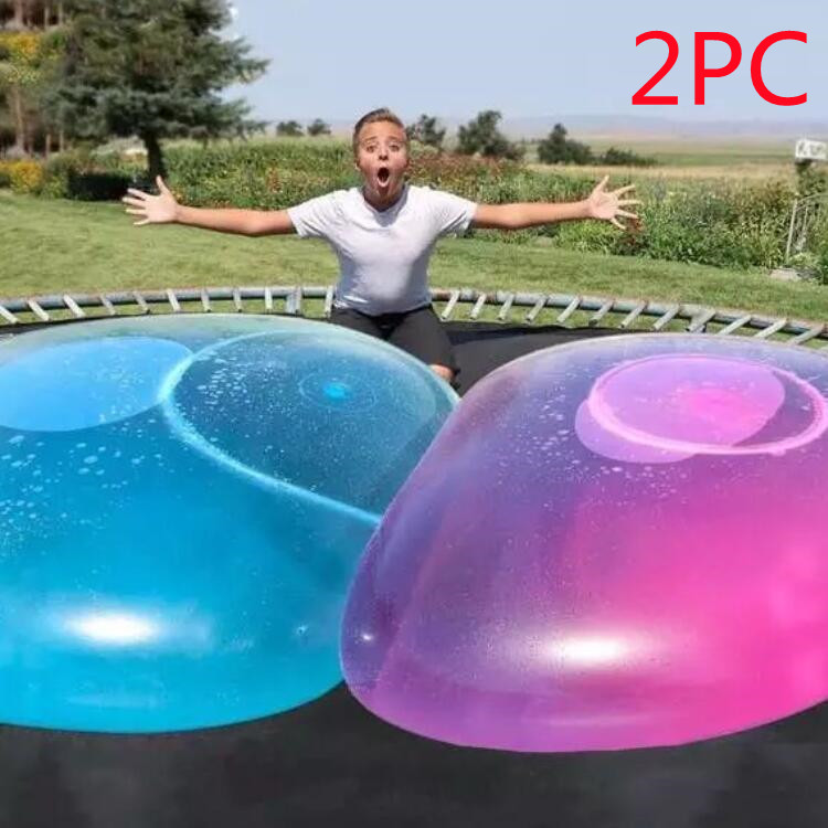 Big Inflatable Ball Children's Toy Elastic Ball Water Ball Bubble Ball Inflatabl - Picture 23 of 30