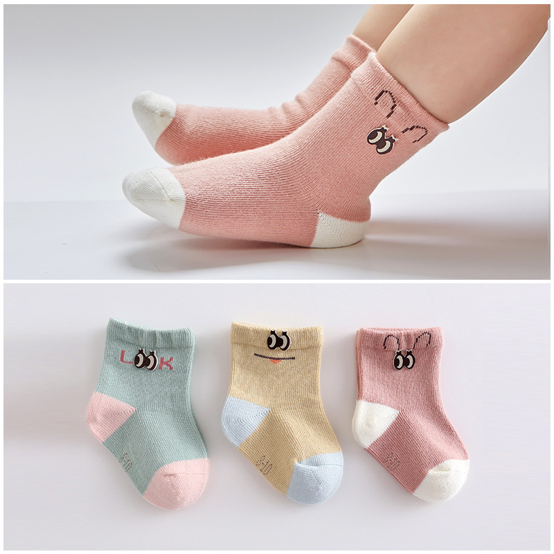 Adorable Cartoon-themed Baby Socks