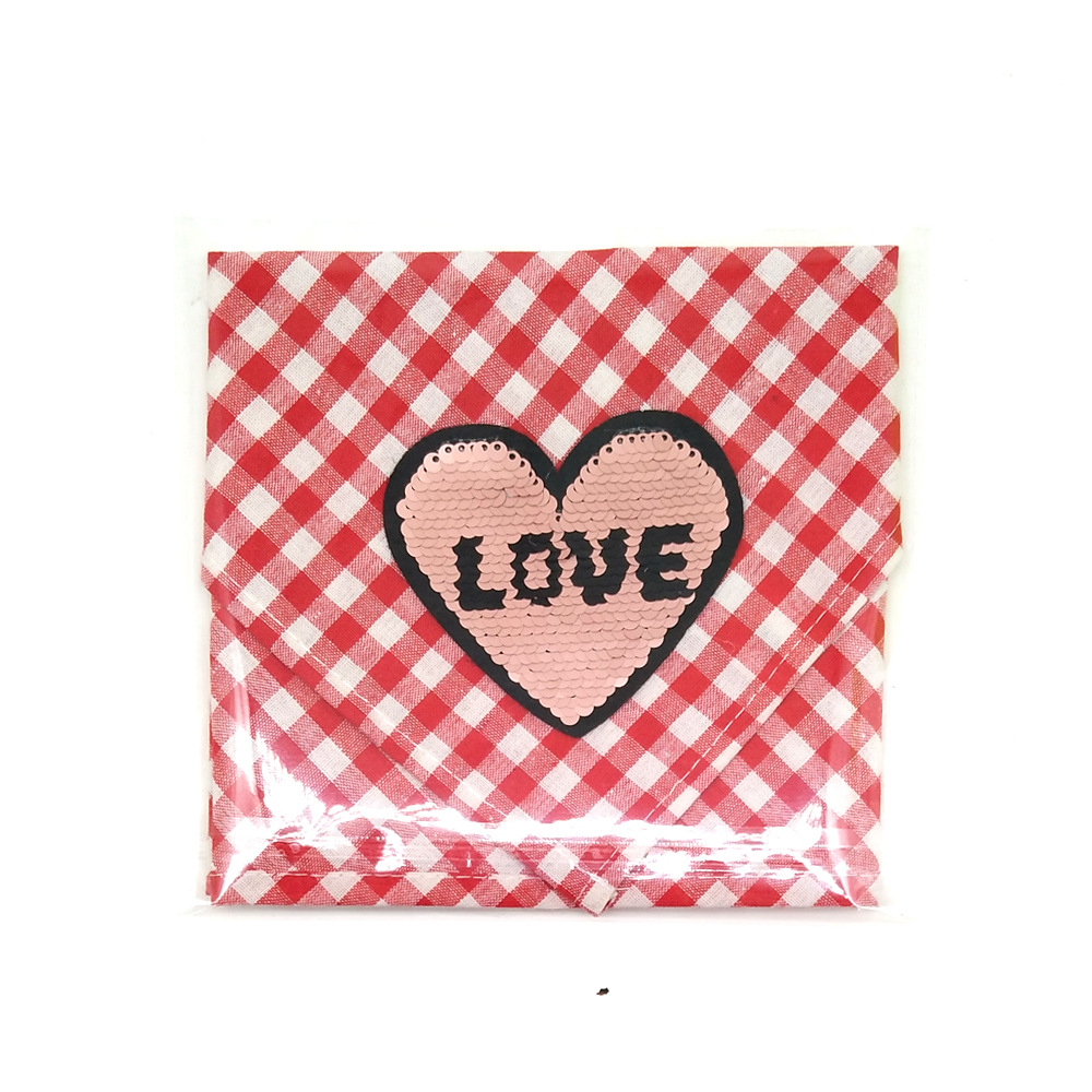57f6b17f fb07 44ad b8ad db81c9af329c - New Pet Dog Valentine's Day Triangle Towel