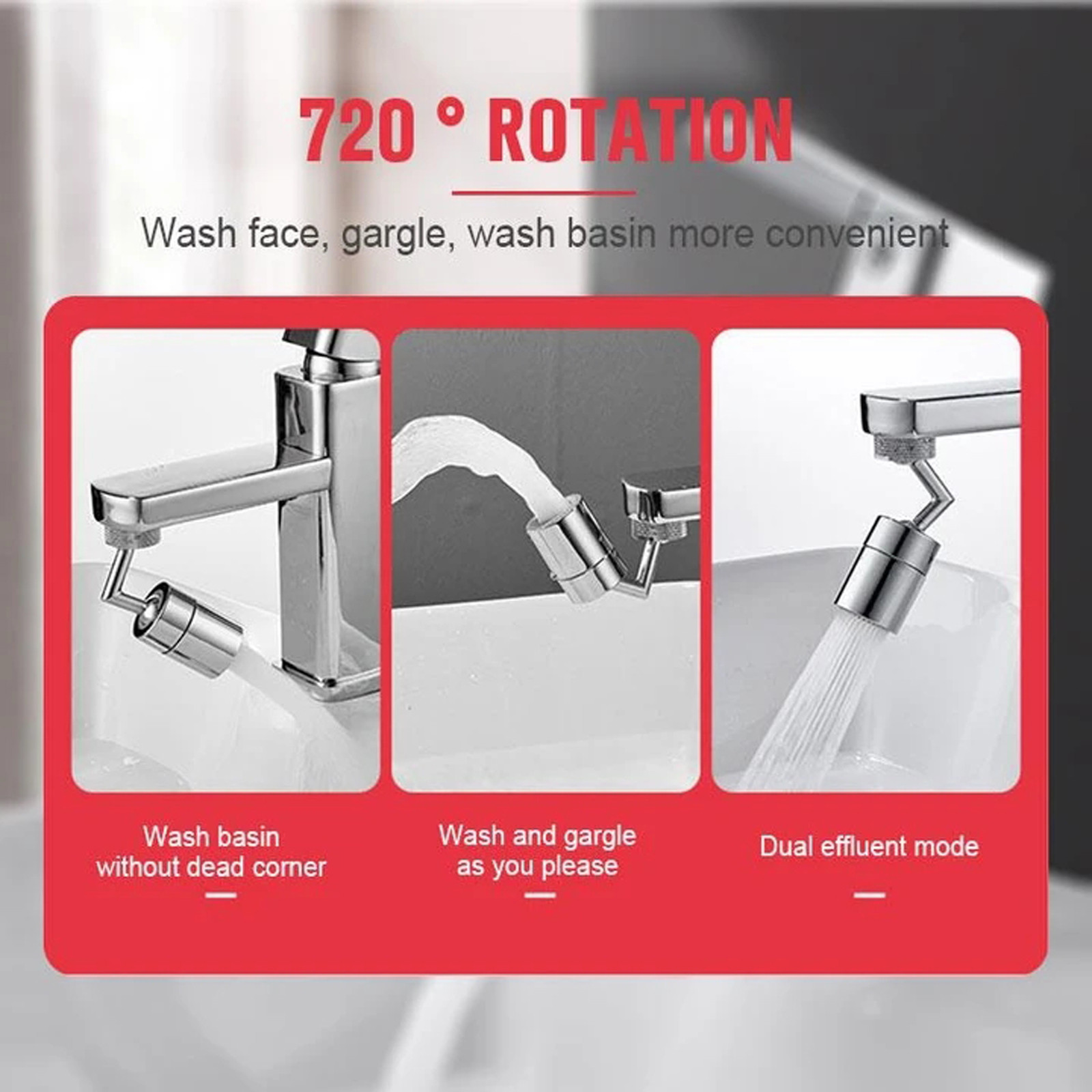 720 Degree Angle Kitchen Faucet