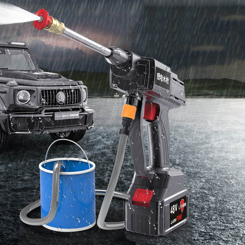 High Pressure Car Washing Machine Wireless Lithium Battery Portable