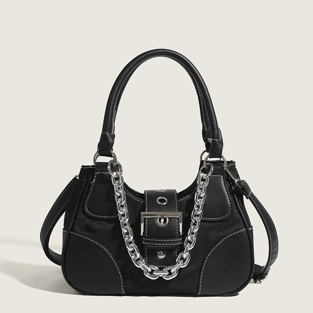 Chic crescent-shaped purse