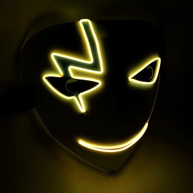 LED Luminous Black Covenant Mask