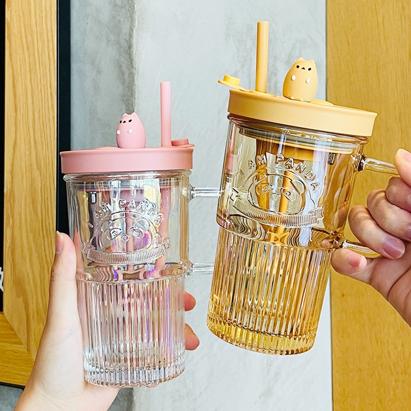 Korean Style Drinkware with Straw
