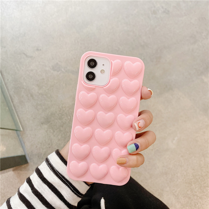 3D Love iphone case