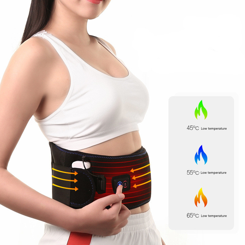 Cordless Heating Pad for Back Pain Relief with Massage - CJdropshipping