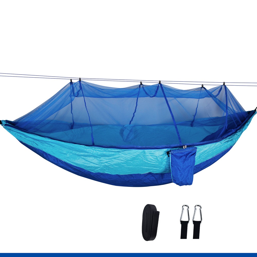 Mosquito-Proof Double Hammock with Densified Mesh