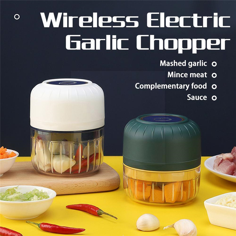 Dropship Mini Electric Garlic Masher; Wireless Electric Garlic