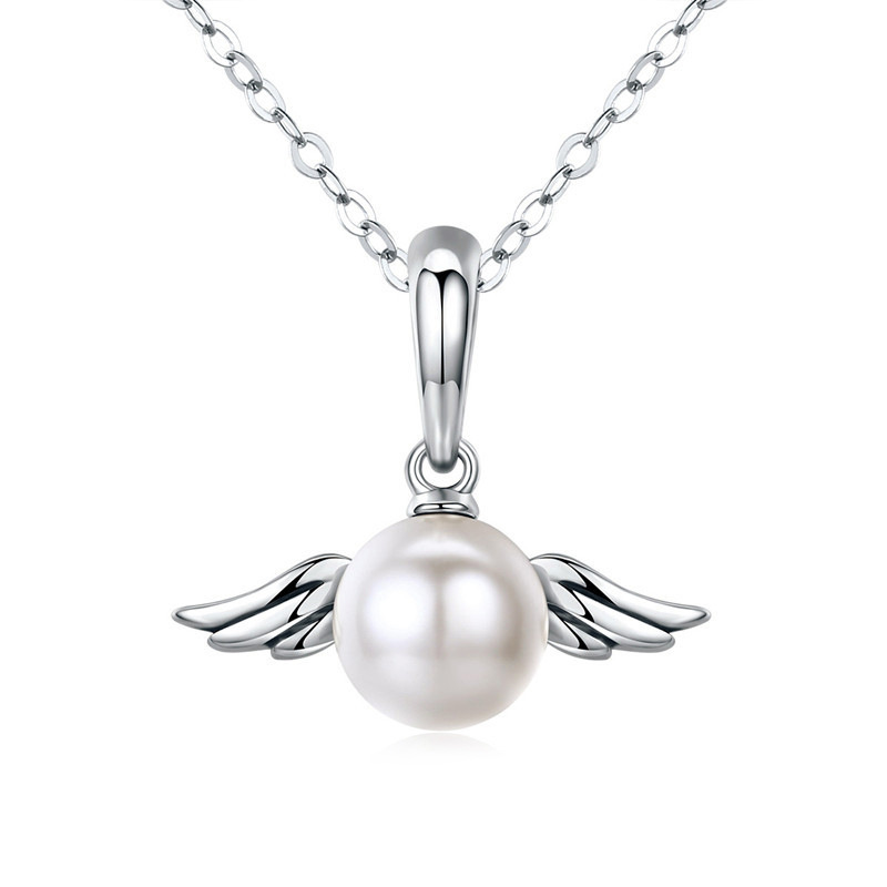 Collier Aile d'Ange Perle