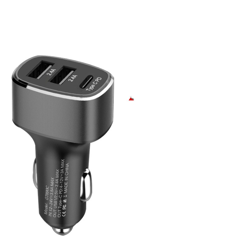 Car Fast Charger Dual USB TYPE C and PD QC 3.0 2.0