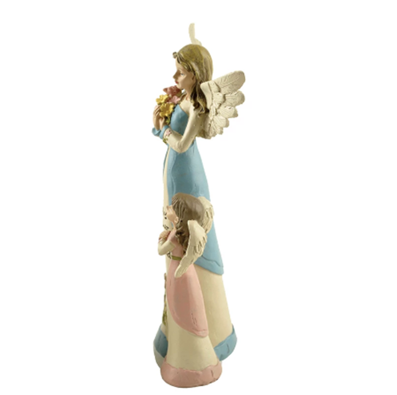Statuette femme ange artisanale
